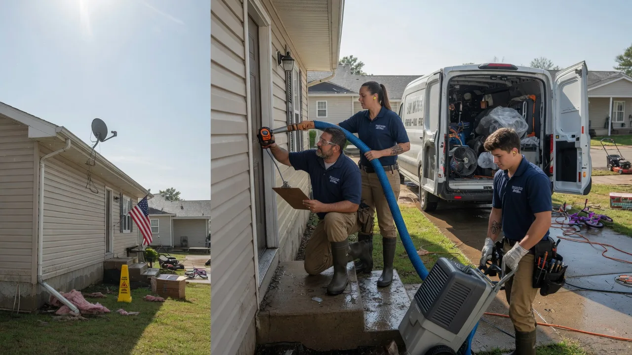 Ceiling Water Damage Restoration in New Oxford, PA near me